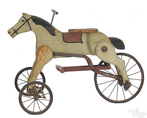 Dandy Dobbin painted articulated horse tricycle
