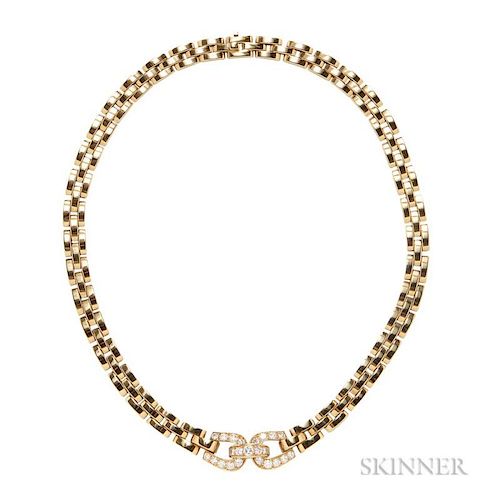 18kt Gold and Diamond Necklace, Cartier