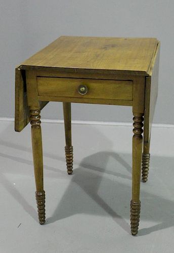 Oak Single Drawer Work Table