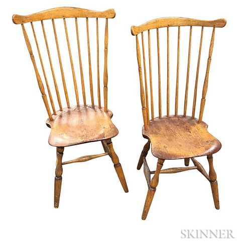 Two Fan-back Windsor Side Chairs