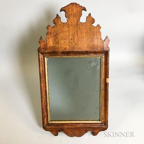 Queen Anne Walnut Mirror