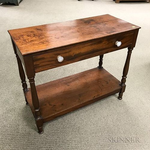 Federal-style One-drawer Worktable