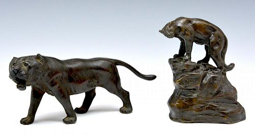 Grouping of two bronzes.