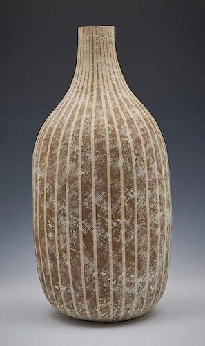 Claude Conover large stoneware vessel, "Sapat", 24"t