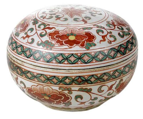 Ming Dynasty Round Porcelain Box