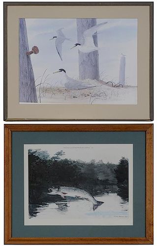 Two Wildlife Lithographs