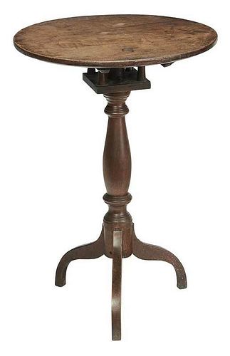 Southern Chippendale Walnut Candle Stand