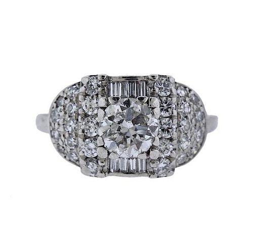 Platinum 1.40ct Diamond Engagement Ring