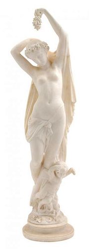 * An Italian Marble Figural Group Height 26 3/4 inches.
