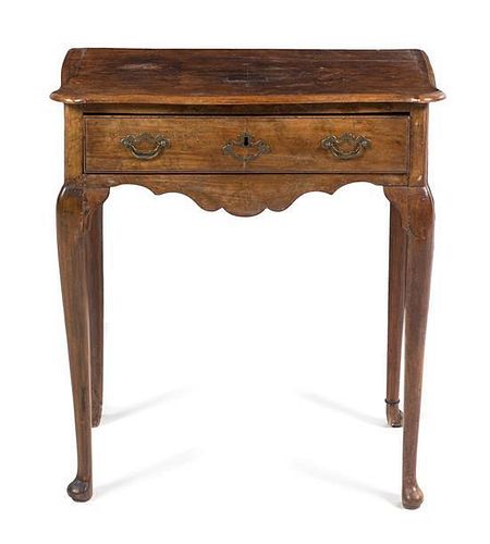 A Queen Anne Dressing Table Height 30 1/4 x width 27 1/2 x depth 15 1/4 inches.