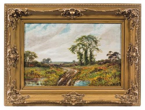 * Edwin Cole, (British, 19th century), Pastoral Landscape