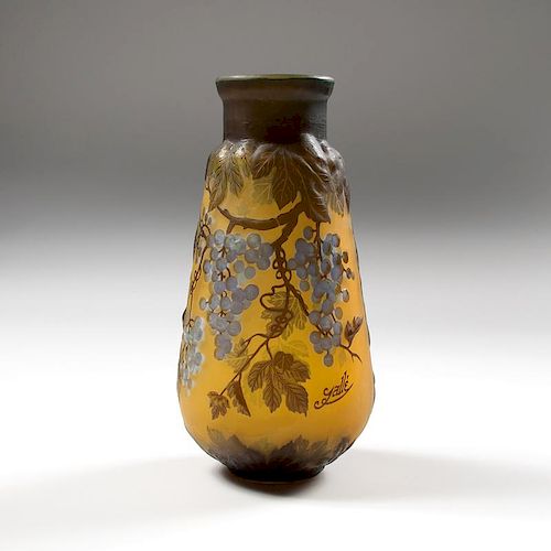 Gallé-style Cameo Vase