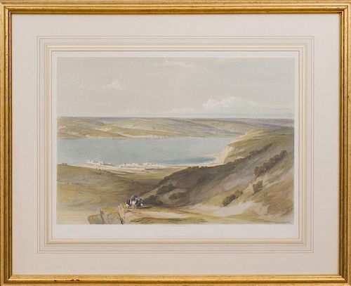 DAVID ROBERTS (1796-1864): THE SEA OF TIBERIAS; TIBERIAS; CANA; AND CONVENT OF THE TERRA SANTA, NAZARETH; FROM THE HOLY LAND