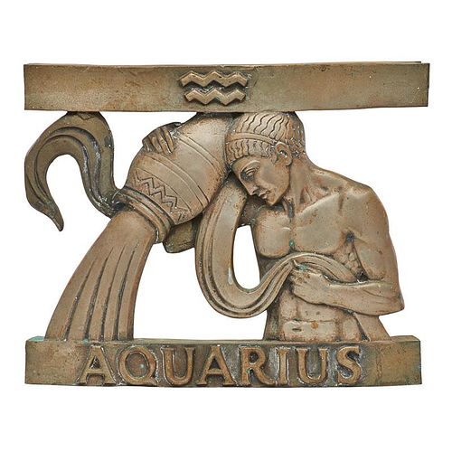 AQUARIUS WALL-HANGING SCULPTURE