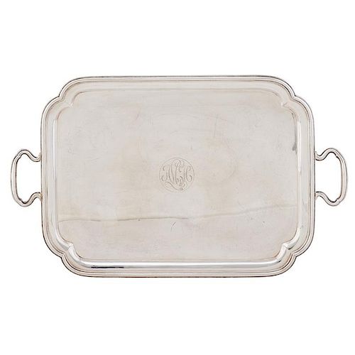 CRICHTON STERLING SILVER SERVING TRAY
