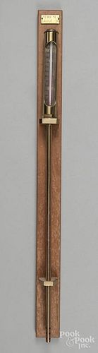 English brass thermometer by Joseph Long