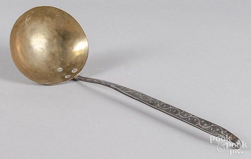 Pennsylvania wrought iron and brass ladle