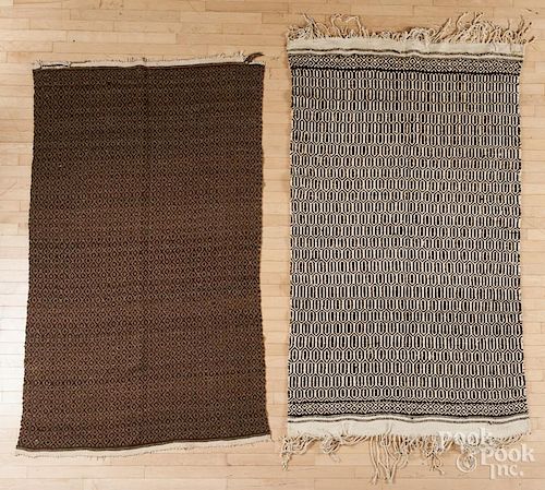 Two Southwest woven rugs