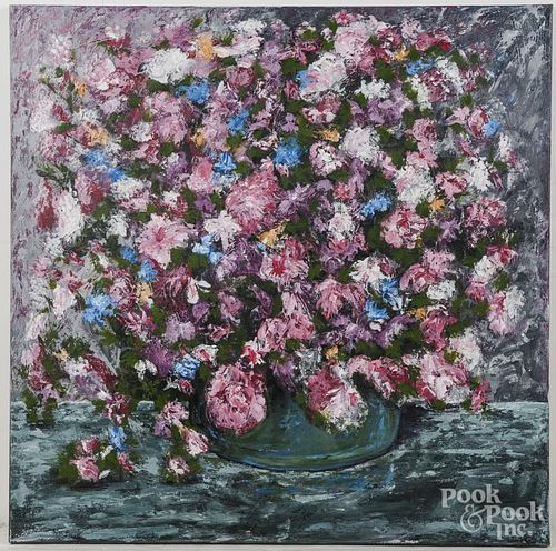 Tim Hoover oil on canvas floral still life