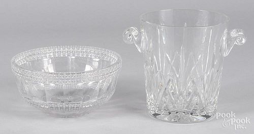 Libbey cut glass bowl
