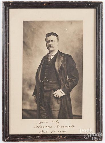 Theodore Roosevelt signed photograph