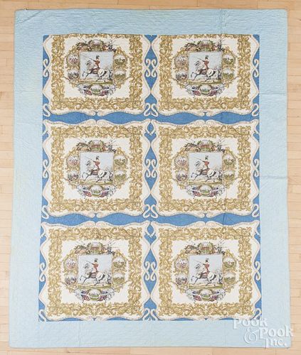William Henry Harrison memorial quilt