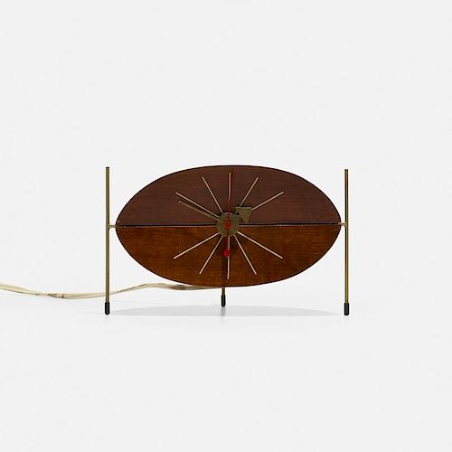George Nelson & Associates, Watermelon table clock, model 2219D