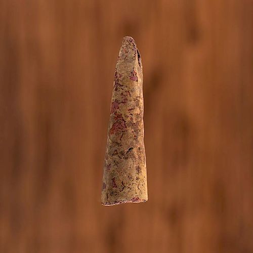An Old Copper Culture Heavy Rolled Point / Adz, From the Collection of Roger "Buzzy" Mussatti, Michigan