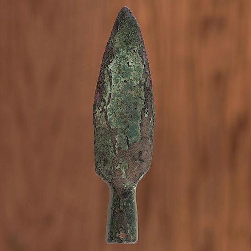 Old Copper Culture Spear Point, From the Collection of Jan Sorgenfrei, Findlay, Ohio