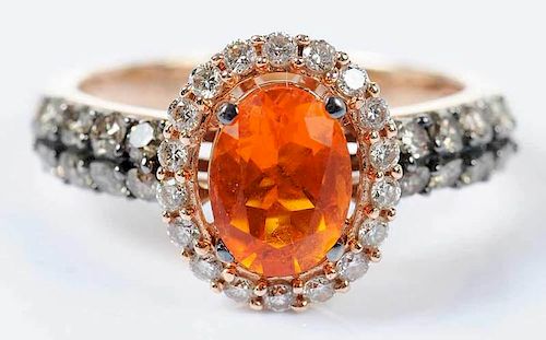 LeVian 14kt. Diamond & Gemstone Ring