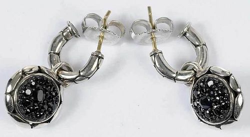 John Hardy Sterling Silver Gemstone Earrings