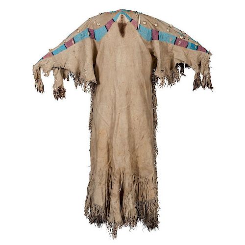 Nez Perce Beaded Hide Dress sold at auction on 6th April | Bidsquare
