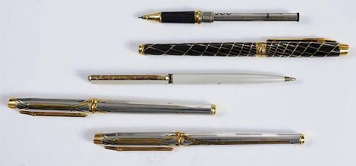 Five Elysee Pens & Pencil