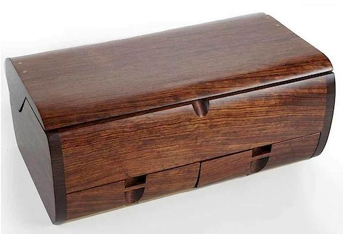 Ray Jones Wood Pen Box