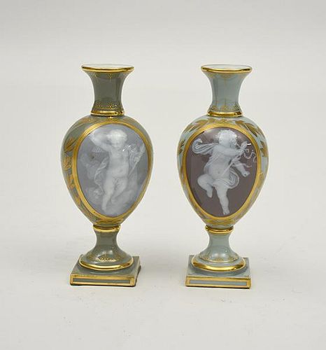 Pair of Meissen vases