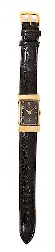 A 14 Karat Yellow Gold Ref. 4528 Wristwatch, Lord Elgin,