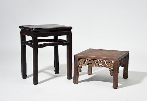 Chinese 18th C. Ming stand with a 19th C. example