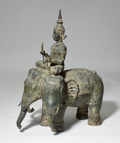 Deity a three headed elephant