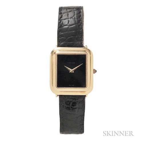 18kt Gold Wristwatch, Cartier