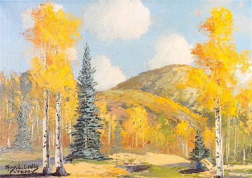 Thomas Lee Lewis, (American, 1907-1978), Landscape