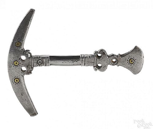 Wrought iron buttonhole cutter