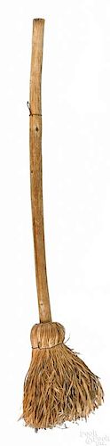 Primitive hearth broom
