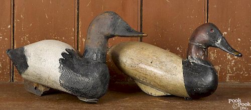 Bill Heverin canvasback duck decoy