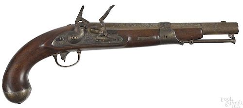 Connecticut flintlock pistol