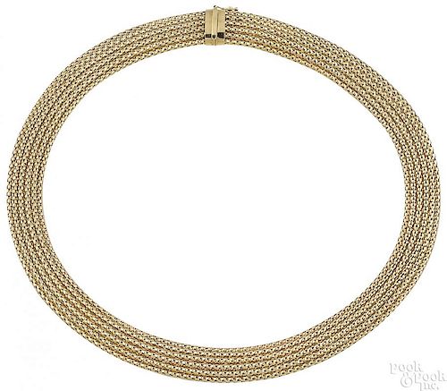 Italian 14K gold necklace