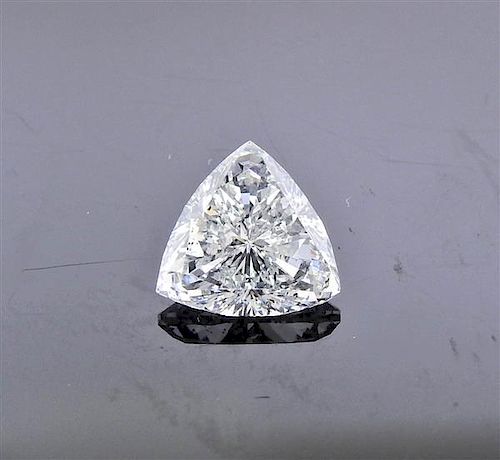 GIA 2.04ct E SI1 Triangular Diamond