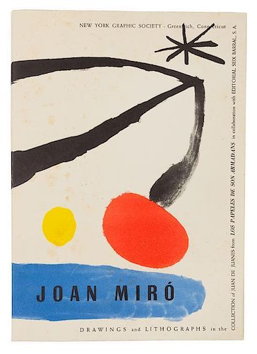 [MIRO, Joan]. JUANES, Juan de. Drawings and Lithographs of Joan Miro. Greenwich, CT: New York Graphic Society, [1960].