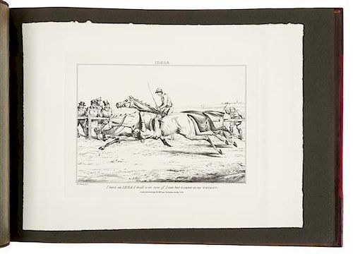 ALKEN, Henry (1785-1851). [Ideas, Accidental and Incidental to Hunting.  London: Thomas M'Lean, 1826-1830, but later.]