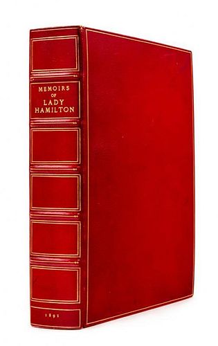 [BINDING]. LONG, W.H., editor. Memoirs of Emma Lady Hamilton with Anecdotes of her Friends and Contemporaries. London, 1891.
