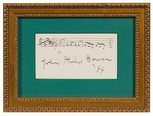 * [MUSICIANS AND COMPOSERS]. A group of 4 manuscripts by musicians and composers.